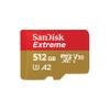 SanDisk 512GB Extreme microSDXC UHS-I Memory Card with Adapter - Up to 190MB/s, C10, U3, V30, 4K, 5K, A2, Micro SD Card - SDSQXAV-512G-GN6MA view 1