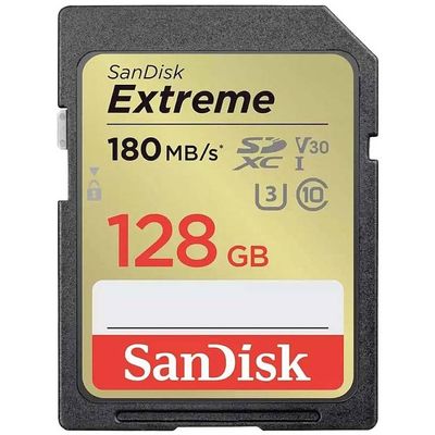 SANDISK - Cards Extreme Plus 128GB SDHC Memory Card 190MB/S 90MB/S UHS-I Class