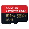 SanDisk Extreme PRO microSDXC UHS-I Memory Card 512 GB + Adapter & RescuePRO Deluxe (for Smartphones, Action Cameras or Drones, A2, Class 10, V30, U3, 200 MB/s Transfer) view 1