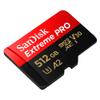 SanDisk Extreme PRO microSDXC UHS-I Memory Card 512 GB + Adapter & RescuePRO Deluxe (for Smartphones, Action Cameras or Drones, A2, Class 10, V30, U3, 200 MB/s Transfer) view 2