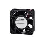 06025VA-12Q-AU-03, DC Fans DC Fan, 60x60x25mm, 12VDC, 39.2CFM, 6W, 54dBA, 9200RPM, 0.98inH2O, Rib Mount, Ball Bearing, 4 Lead Wires, Tachometer, PWM
