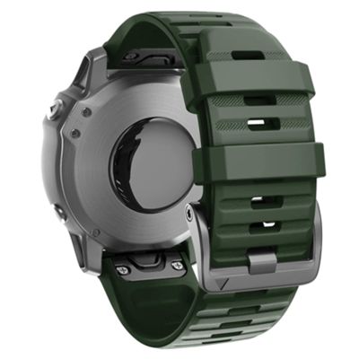 20 22 26mm Quick Release Strap for Garmin Fenix 7 7X 7S Smart Watch Band Wirstband Strap (Color : Army Green, Size : 20mm Fenix 7S)