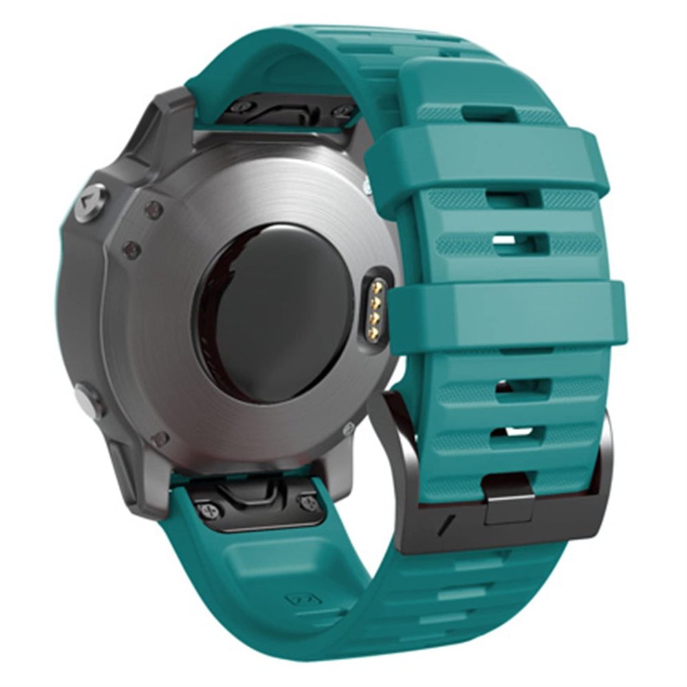20 22 26mm Quick Release Strap for Garmin Fenix 7 7X 7S Smart Watch Band Wirstband Strap (Color : Blue Green, Size : 20mm Fenix 7S)