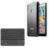 BoxWave Keyboard Compatible with ZTE Gabb Z2 - SlimKeys Bluetooth Keyboard with Trackpad, Portable Slim TouchPad - Jet Black view 1