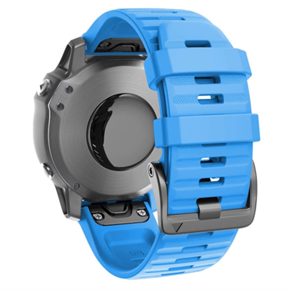 20 22 26mm Quick Release Strap for Garmin Fenix 7 7X 7S Smart Watch Band Wirstband Strap (Color : Sky Blue, Size : 22mm Fenix 7)