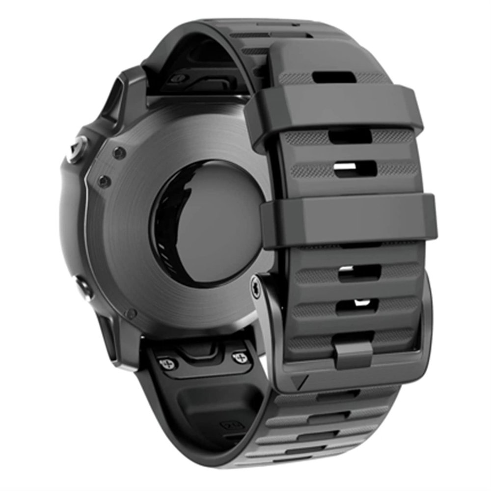 20 22 26mm Quick Release Strap for Garmin Fenix 7 7X 7S Smart Watch Band Wirstband Strap (Color : Black, Size : 26mm Fenix 7X)
