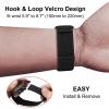 26 22mm Knitted Nylon Watchband Strap for Garmin Enduro Fenix 7 7X 6 6X Pro 5X 5 3HR MK1 935 945 S60 Smart Watch Wristband (Color : Black, Size : 22mm Fenix 6 6Pro) view 3