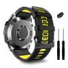 ZPJPPLX 22mm Sport Silicone Band Compatible with Garmin Fenix8 AMOLED 47mm/7 Pro/7/6 Pro/6/5 Plus/5,Quick-Fit Strap for Fenix E/Forerunner965 955/Descent G1/Approach S60 S62/epix Pro 47MM/quatix 7Pro view 1
