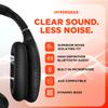 HyperGear Wireless Headphones Bluetooth Black- Noise Isolation Headphones Wireless Over The Ear Head Phones, Gym Headset Built-in Mic Controls Square Foam Cups Foldable Headphone for Women and Men view 2