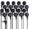 1000 Pack Bulk Wired Earphones, In Ear Earbud Headphones with 3.5mm Jack, 4ft Tangle Free Cable, Comfortable Fit, Affordable and Cost Effective, Ideal for School Classroom Testing Students, Black view 1
