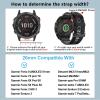 ZPJPPLX 26mm Easy Fit Watch bands For tactix 8 Fenix 8 51mm 7X Pro 6X 5X,Soft Silicone Sport Straps Compatible for Garmin Tactix7/Fenix 6X Pro/Fenix 5X Plus/Enduro3 2/Descent Mk2i/3i Epix Pro 51mm view 2