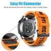 ZPJPPLX 26mm Easy Fit Watch bands For tactix 8 Fenix 8 51mm 7X Pro 6X 5X,Soft Silicone Sport Straps Compatible for Garmin Tactix7/Fenix 6X Pro/Fenix 5X Plus/Enduro3 2/Descent Mk2i/3i Epix Pro 51mm view 3