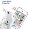 Tothedu Phone Case for iPod Touch 6/Touch 5/Touch 7 Case with Tempered-Glass Screen Protector, Cute Clear Mandala Pattern Full Body Protective Cover Cases for iPod Touch 5th / 6th / 7th (Mandala) view 2