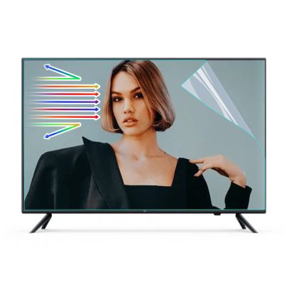 TYRHMY 75" Anti Blue Light TV Screen Protector Anti-Glare Film Anti Scratch Filter, Reduce Eye Fatigue and Eye Strain, for Framless LCD LED Plasma 3D HDTV