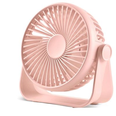 Hvsport USB Fans USB Charging Fan, Portable Portable Ultra-quiet Desktop Fan, Suitable For Home Use On The Desktop In The Summer Office (Color : Pink)