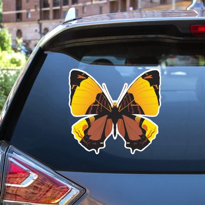 Butterfly Collection Vinyl Decal Sticker for Car Boat Laptop Reflective Glossy Choose Size 040601 (6'' x 5.5" (15.2cm x 14.1cm), Reflective)