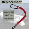 GZZTORES 8M0092850 Boat Kill Switch Lanyard Replacement for Mercury Marine Boat Emergency Stop Switch Safety Lanyard Cord 54 Inch/137 Long -Replace 15920T54 15920A54 (Aluminum Alloy Clip Red 1Pcs) view 3