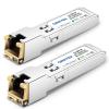 2Pack QINIYEK 1.25G SFP-T, 1000BASE-T RJ45 Copper modules for Cisco GLC-T/SFP-GE-T, Meraki, Fortinet, Ubiquiti UniFi UF-RJ45-1G, D-Link, Supermicro, Netgear, TP-Link and More, up to 100m view 1