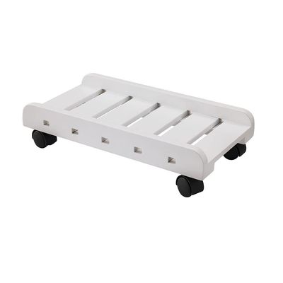 CPU stand CPU bracket desktop host wooden base bracket pulley rack bracket PC bracket suitable for most PC computer tower stands (color: B, size: 7.87in)