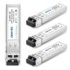4Pack 10Gbase-SR SFP+ LC Transceiver, 10G Multimode Fiber Module 850nm,up to 300 Meters, Compatible with Cisco SFP-10G-SR, Unifi UF-MM-10G, Meraki MA-SFP-10GB-SR,Fortinet,Mikrotik,Netgear,Supermicro view 1