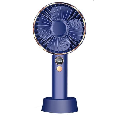 USB Fans Handheld Small Fan, USB Portable Small Portable Rechargeable, Desktop Strong Wind, Suitable For Summer Student Dormitory Bed Ultra-quiet Office Fan ( Color : A , Size : 110*46*215mm )