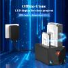 FIDECO USB 3.2 Gen 1 to Hard Drive Docking Station, Hard Drive Dock for 2.5 or 3.5 inch SATA I/II/III HDD SSD with Hard Drive Duplicator/Offline Clone Function and 2 USB Cables, Support UASP view 3