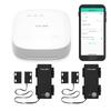 YoLink LoRa Smart Outdoor Contact Sensor & SpeakerHub Starter Kit: SpeakerHub Audio hub, (2) Gate & Shed Door Sensors, Email/SMS/Push Alerts, 1/4 Mile Open Air Range, Alexa, IFTTT, Home Assistant view 1