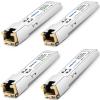 QINIYEK 10G SFP+ to RJ45 Transceiver, 10GBase-T Copper SFP+ Module for Cisco SFP-10G-T-S, Ubiquiti UniFi UF-RJ45-10G, MikroTik S+RJ10, Netgear AXM765, Fortinet, Cat.6a/7, up to 30m (Pack of 4) view 1