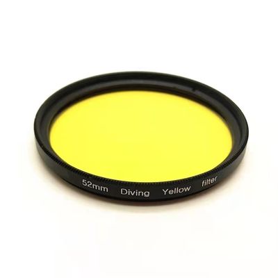 52mm 58mm 67mm Waterproof Yellow Filter (Caliber : 58mm)