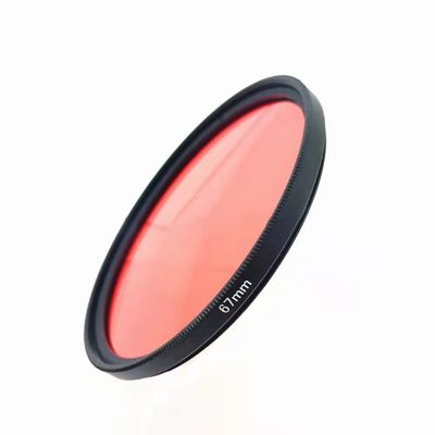 67 58 52 mm Waterproof Red Filter (Caliber : 58mm)