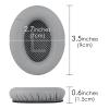 Linkidea Ear Pads for Bose QC45, QC35, QC35 IIGaming, QC15, QC25, AE 2/2i/2w, SoundTrue, SoundLink Around-Ear Headphones, Replacement Ear Cushions(Protein Leather/Grey) view 4