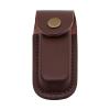 Knife Sheath, 4.7 '' Folding Knife Holster PU Leather Belt Knife Pouch for Outdoor Hunting Camping view 1