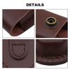 Knife Sheath, 4.7 '' Folding Knife Holster PU Leather Belt Knife Pouch for Outdoor Hunting Camping view 2