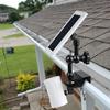 2-in-1 Gutter Mount for Solar Panel, Stick Up Cam Battery, Spotlight Cam and Spotlight Cam Plus/Pro(Battery), Perfect Angle to Get Adequate Sunlight for Your Solar Panel - Black view 3