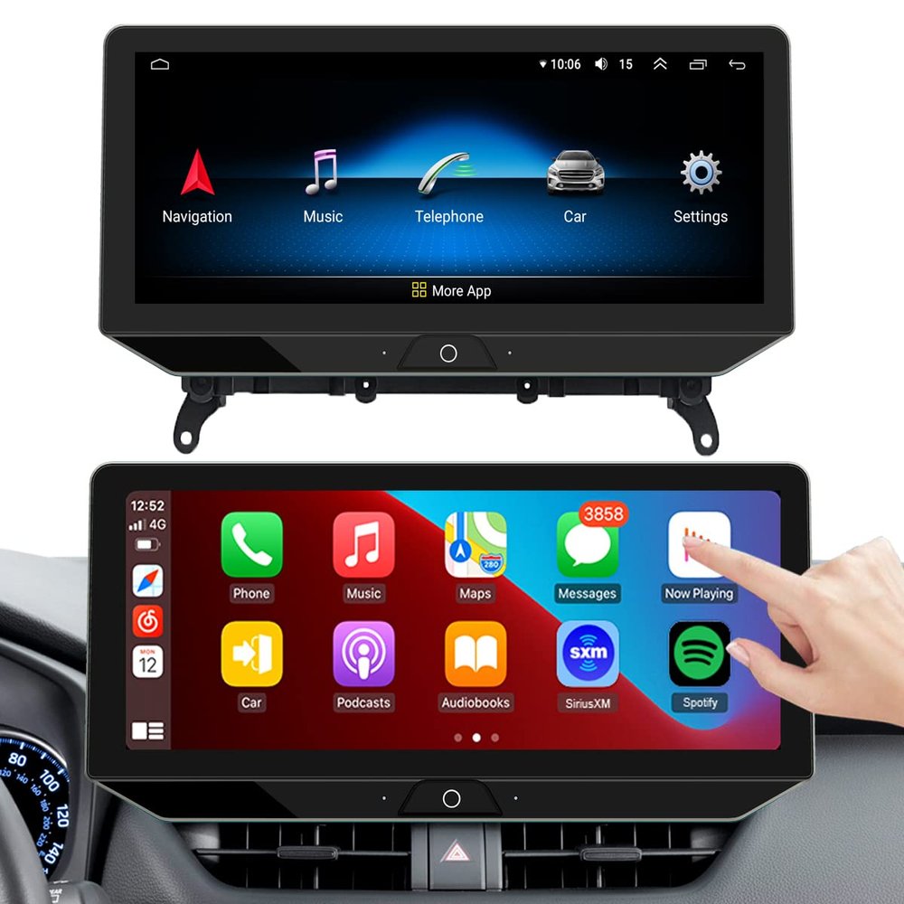 for Toyota RAV4 Radio Upgrade 2019 2020 2021 2022,Android Stereo Replacement, IPS 12.3inch Touch Screen,8 core COU 4G RAM 64G ROM, Wireless carplay Android Auto