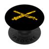 US Army Field Artillery Branch 13 Bravo - FA 13B distressed PopSockets Swappable PopGrip view 1