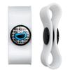 GRAPHICS & MORE Sesame Street Cookie Monster Nom Nom Headphone Earbud Cord Wrap - Charging Cable Manager - Wire Organizer Set of 2 - White view 1