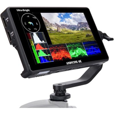 AndyCine C6 6" Full HD Ultra-Bright Touchscreen On-Camera Monitor, Supports 4K HDMI