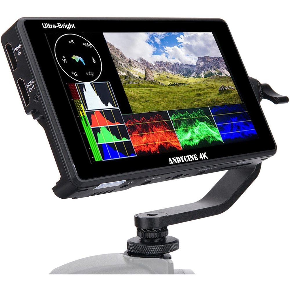 AndyCine C6 6" Full HD Ultra-Bright Touchscreen On-Camera Monitor, Supports 4K HDMI