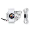 GRAPHICS & MORE Sesame Street Elmo Super Smart Headphone Earbud Cord Wrap - Charging Cable Manager - Wire Organizer Set of 2 - White view 2