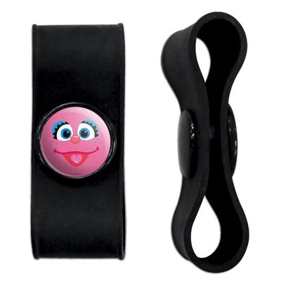 GRAPHICS & MORE Sesame Street Abby Cadabby Headphone Earbud Cord Wrap - Charging Cable Manager - Wire Organizer Set of 2 - Black