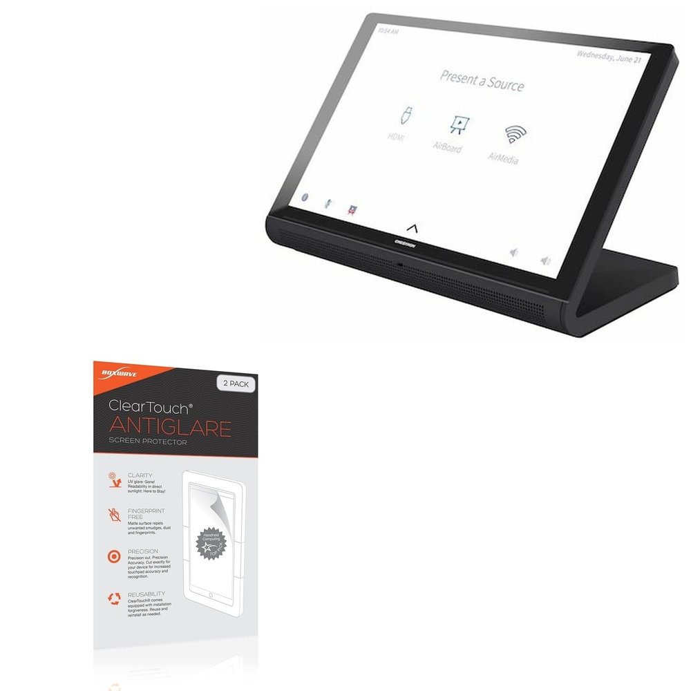 BoxWave Screen Protector Compatible with Crestron TSW-1070-GV (10.1 in) - ClearTouch Anti-Glare (2-Pack), Anti-Fingerprint Matte Film Skin