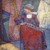 Alfred Wolmark : Fisher Girl of Concarneau : 1911 : Archival Quality Art Print view 1
