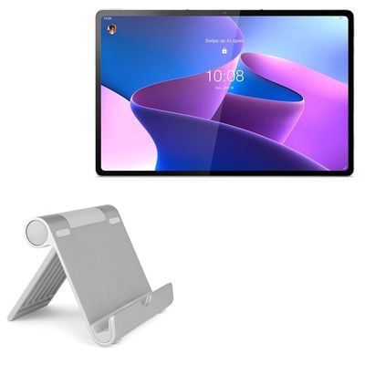 BoxWave Stand and Mount Compatible with Lenovo Tab P12 Pro - VersaView Aluminum Stand, Portable, Multi Angle Viewing Sturdy