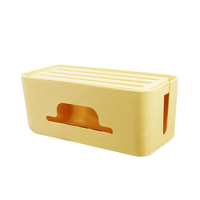 YANZHEXIN Floating Shelf Bracket Cord Organizer Box, Cable Management Box Router Storage Box to Protect Power Strip, Charger, Cable and Other Electric Devices Shelves Bracket (Color : D)