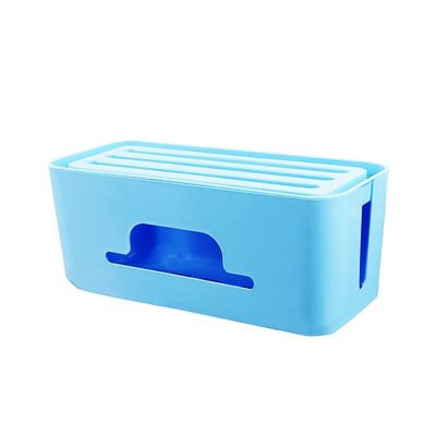 YANZHEXIN Floating Shelf Bracket Cord Organizer Box, Cable Management Box Router Storage Box to Protect Power Strip, Charger, Cable and Other Electric Devices Shelves Bracket (Color : C)