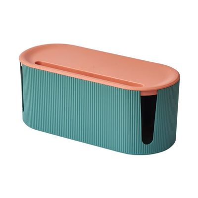YANZHEXIN Floating Shelf Bracket Router Storage Box, Cable Management Box, Cord Organizer Box to Protect Charger, Cable, Power Strip and Other Electric Devices Shelves Bracket (Color : B)