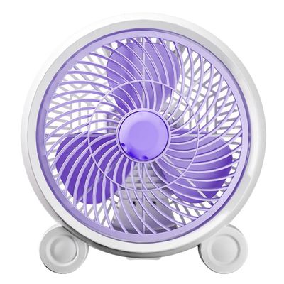 USB Fans Small Household Electric Fan, Quiet and Strong Wind, Suitable for Student Dormitory Desktop Office Desk (Color : White, Size : 250 * 220mm)