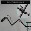 Bauhutte BMA-100MK-BK Pole Mount Stand for Mike Pole Arm Stand, Black, One Size view 3