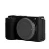 ZV-E10 Silicone Case, TUYUNG Rubber Housing Camera Case Protective Cover Skin for Sony ZV-E10, Black view 3